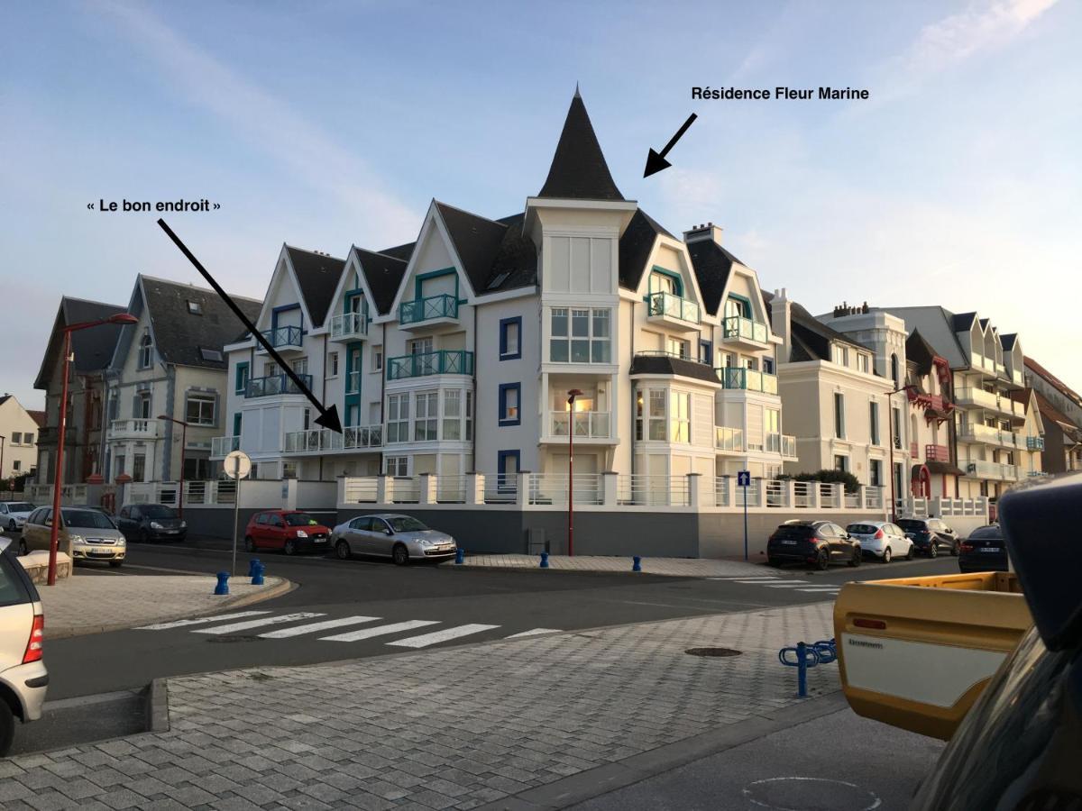 Le Bon Endroit En Bord De Mer, Vue Mer , Parking Et Wifi Wimereux Exterior photo
